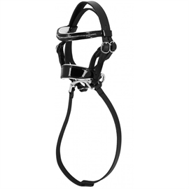 Mini Toy Pony - Trense med sten -  Sort - Equitheme Pony Academy